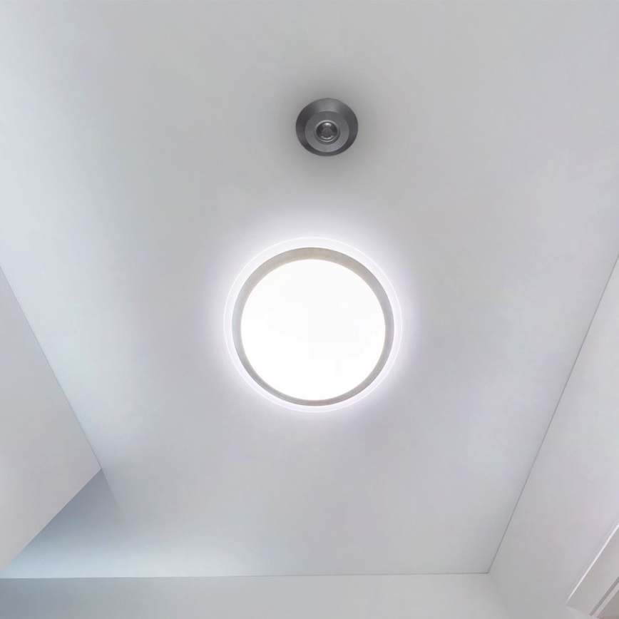 Détecteur de mouvement plafond PIR 360° 1000W/230V noir