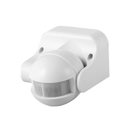 Détecteur extérieur de mouvement et crépusculaire 180° 230 V IP44