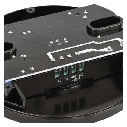 Détecteur PIR extérieur de mouvement et crépusculaire 2000W/230V IP65 noir