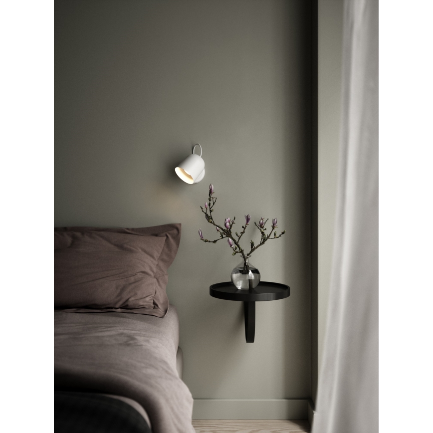 DFTP by Nordlux - Faretto da parete con USB port ANGLE 1xGU10/25W/230V bianco