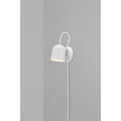 DFTP by Nordlux - Faretto da parete con USB port ANGLE 1xGU10/25W/230V bianco
