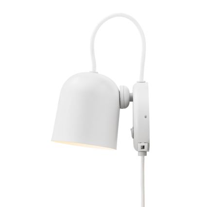 DFTP by Nordlux - Faretto da parete con USB port ANGLE 1xGU10/25W/230V bianco