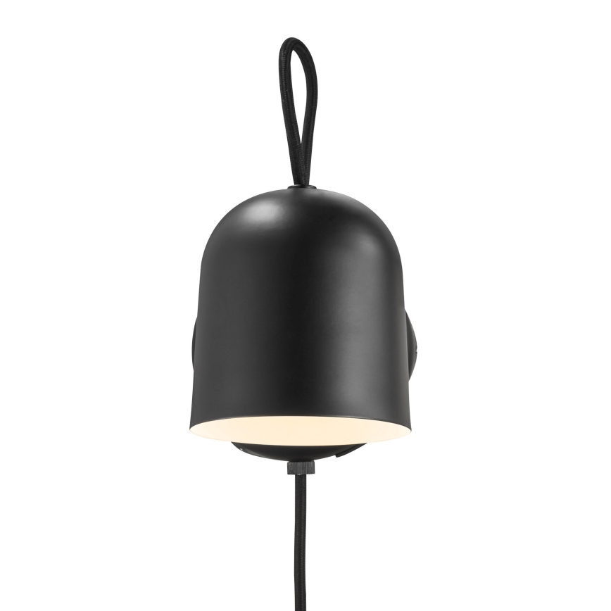 DFTP by Nordlux - Faretto da parete con USB port ANGLE 1xGU10/25W/230V nero