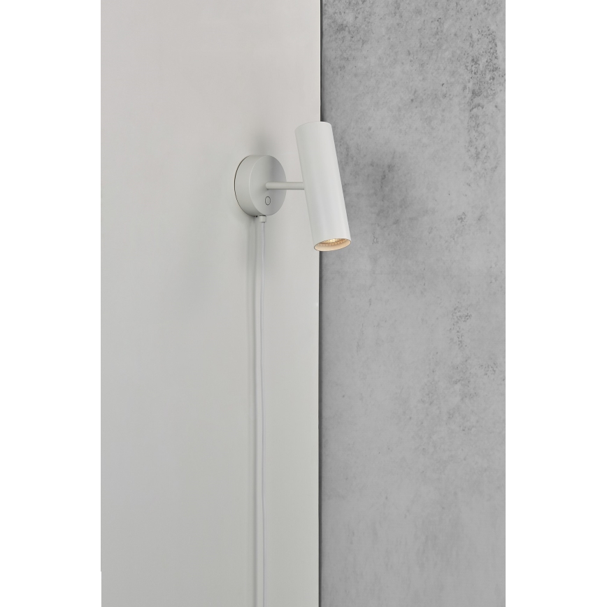DFTP by Nordlux - Faretto da parete MIB 1xGU10/8W/230V bianco