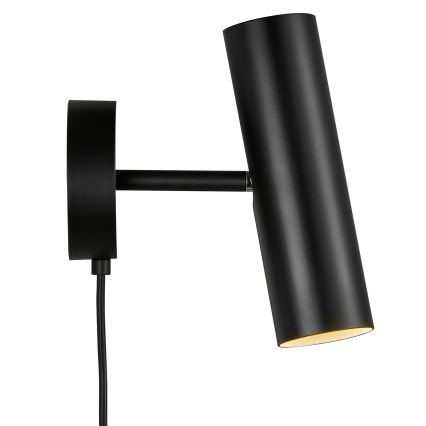 DFTP by Nordlux - Faretto da parete MIB 1xGU10/8W/230V nero