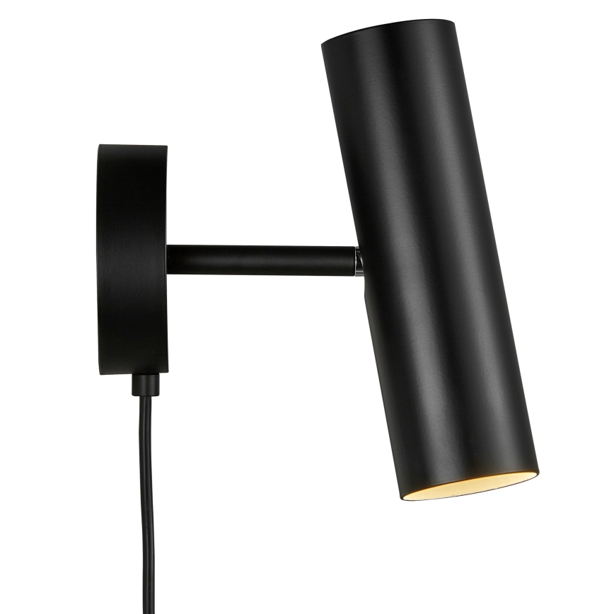 DFTP by Nordlux - Faretto da parete MIB 1xGU10/8W/230V nero