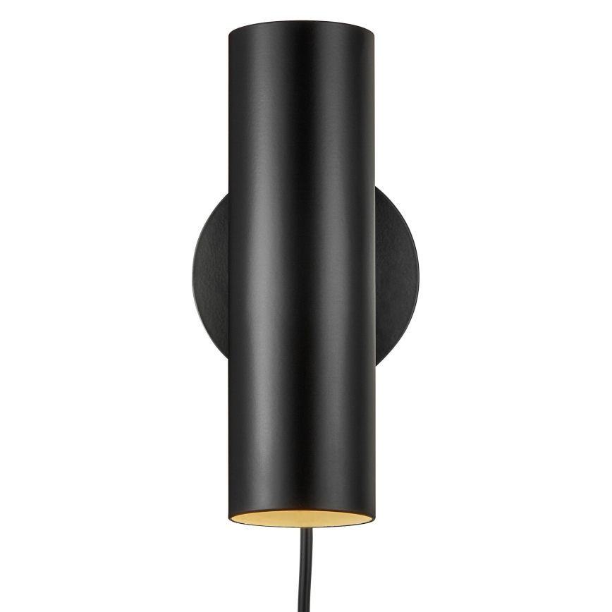 DFTP by Nordlux - Faretto da parete MIB 1xGU10/8W/230V nero