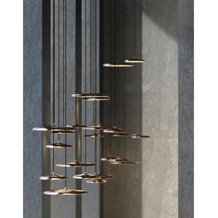 DFTP by Nordlux - Lampadario a sospensione con filo LED dimmerabile ARTIST LED/14W/230V diametro 25 cm rame