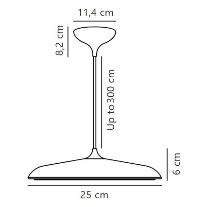 DFTP by Nordlux - Lampadario a sospensione con filo LED dimmerabile ARTIST LED/14W/230V diametro 25 cm rame