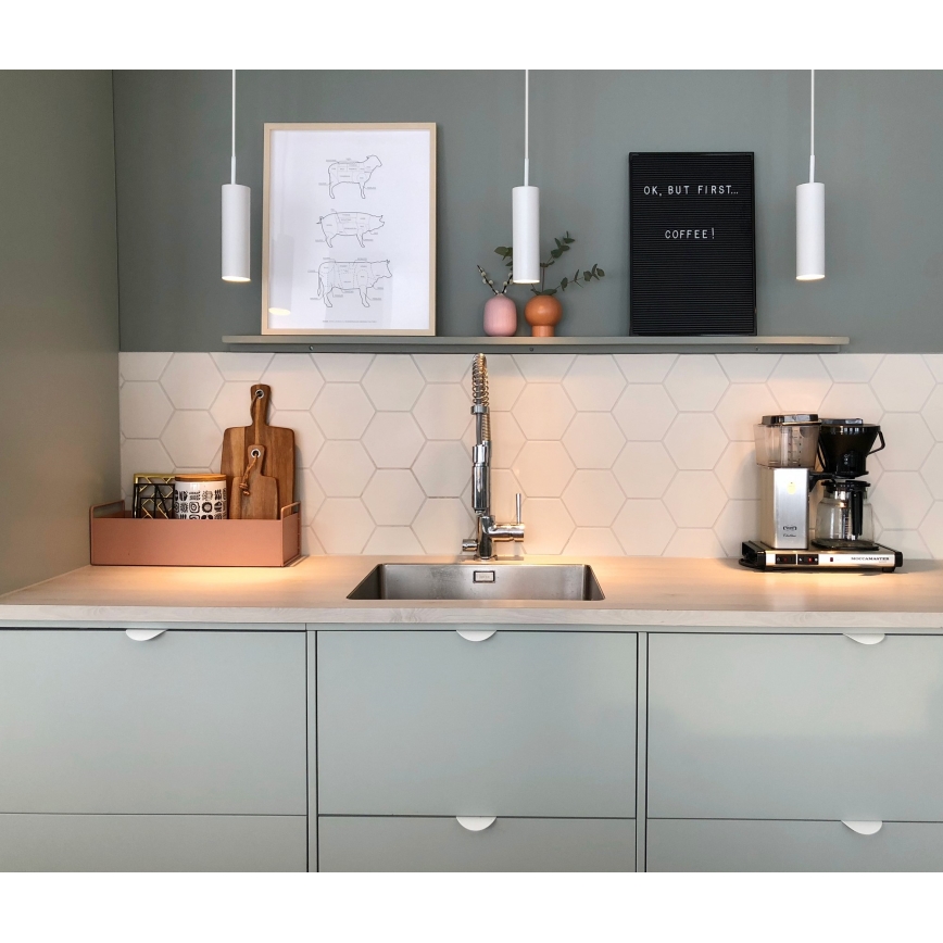 DFTP by Nordlux - Lampadario a sospensione con filo MIB 1xGU10/8W/230V bianco