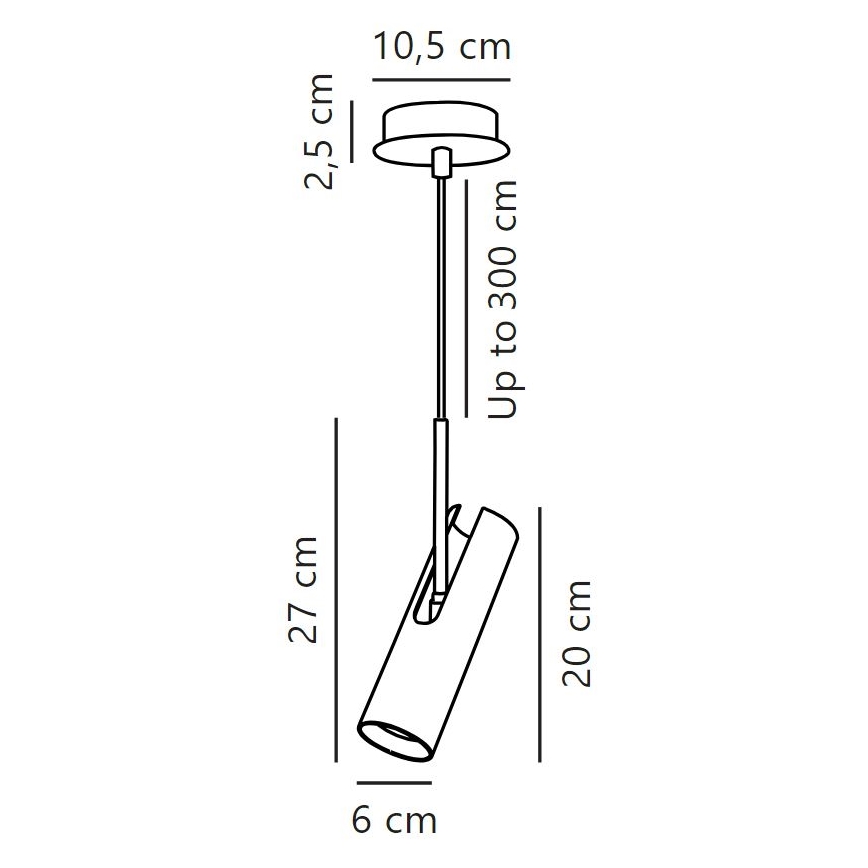 DFTP by Nordlux - Lampadario a sospensione con filo MIB 1xGU10/8W/230V bianco