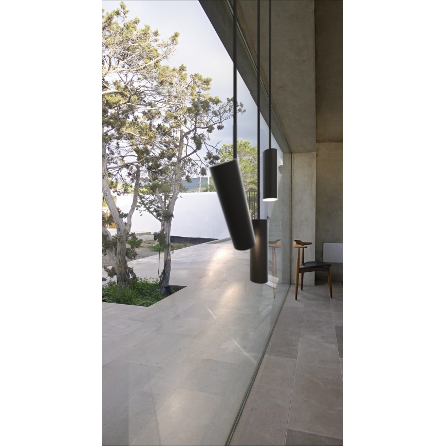 DFTP by Nordlux - Lampadario a sospensione con filo MIB 1xGU10/8W/230V nero
