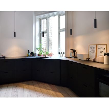 DFTP by Nordlux - Lampadario a sospensione con filo MIB 1xGU10/8W/230V nero