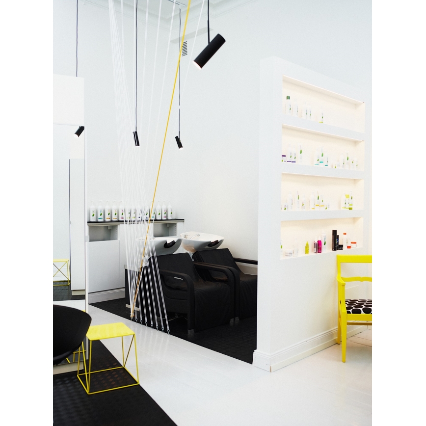 DFTP by Nordlux - Lampadario a sospensione con filo MIB 1xGU10/8W/230V nero