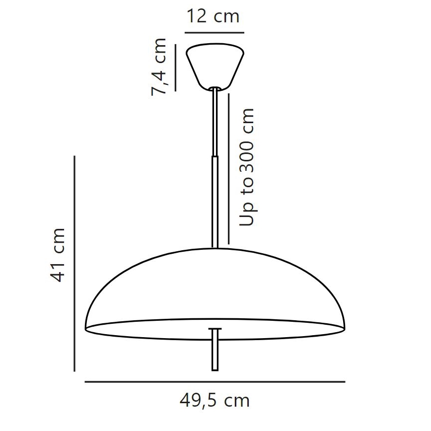 DFTP by Nordlux - Lampadario a sospensione con filo VERSALE 2xE27/15W/230V bianco