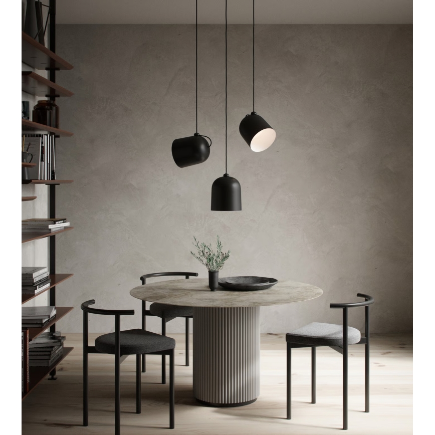 DFTP by Nordlux - Lampadario sospeso a cavo ANGLE 1xE27/25W/230V nero