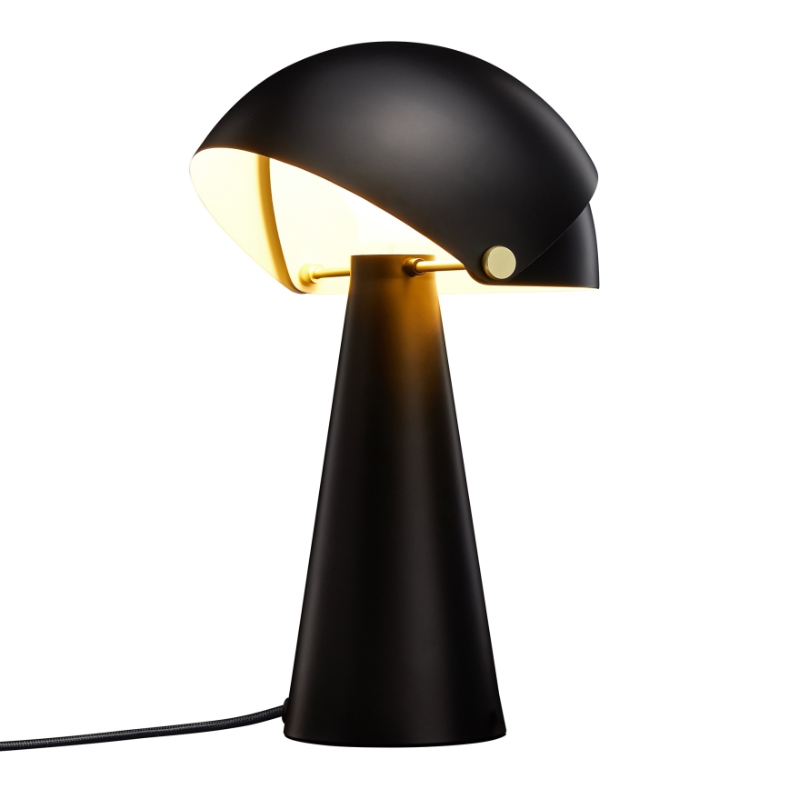 DFTP by Nordlux - Lampe de table avec abat-jour ajustable ALIGN 1xE27/25W/230V noir