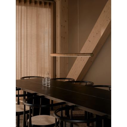 DFTP by Nordlux - Suspension LED dimmable sur câble AKENO LED/25W/230V 3000K en frêne