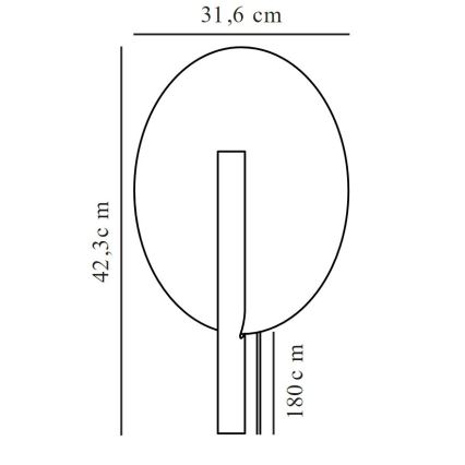 DFTP by Nordlux - Wandleuchte FURIKO 1xG9/25W/230V Messing