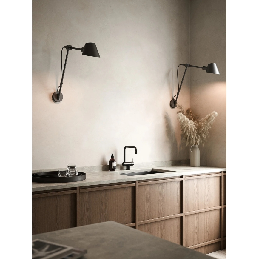 DFTP by Nordlux - Wandleuchte STAY 1xE27/60W/230V schwarz