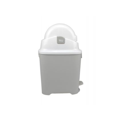 DiaperChamp - Poubelle à couches ONE HANDSFREE gris