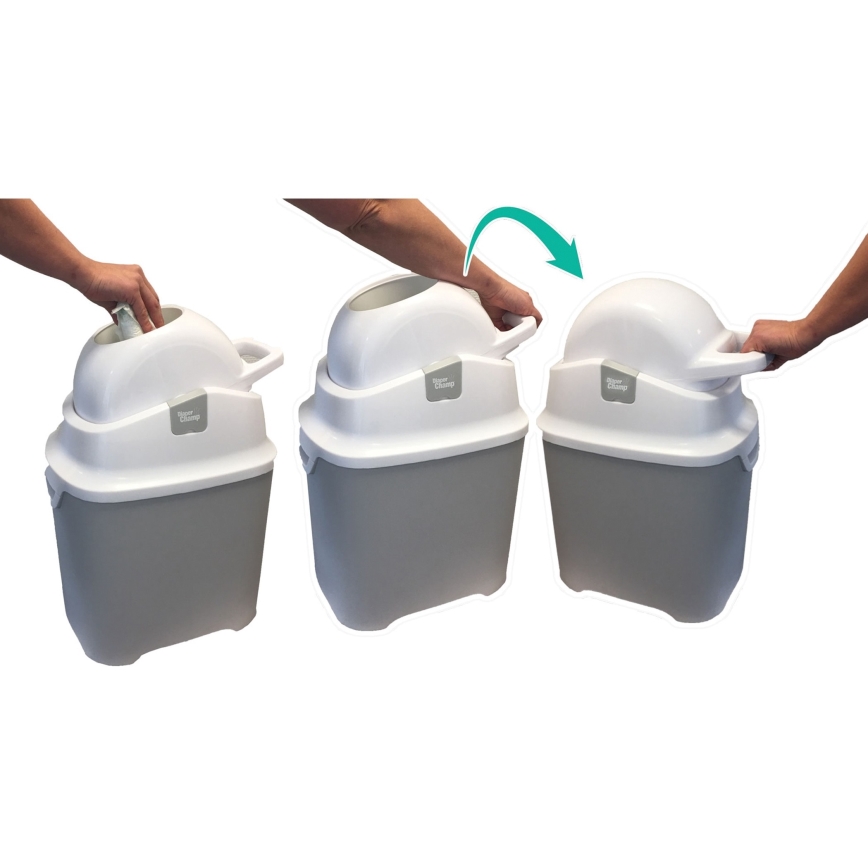 DiaperChamp - Windeleimer ONE grau
