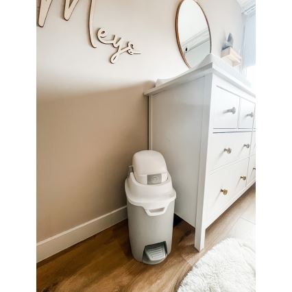 DiaperChamp - Windeleimer ONE HANDSFREE grau