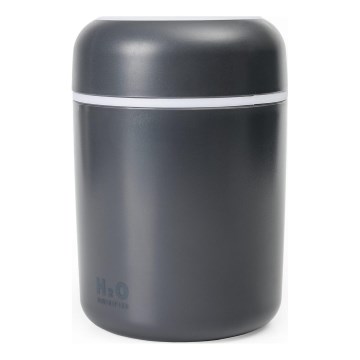 Diffuseur de parfum d'ambiance et humidificateur d'air à ultrasons RGB LED/2W 300ml noir