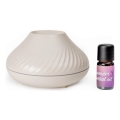 Diffuseur de parfum d'ambiance RGB avec imitation de flamme LED/6,5W/5V 130ml blanc