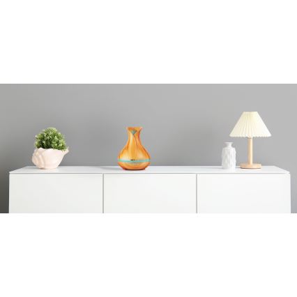 Diffusore di aromi LED RGBW e umidificatore d'aria LED/230V 500 ml Wi-Fi + telecomando