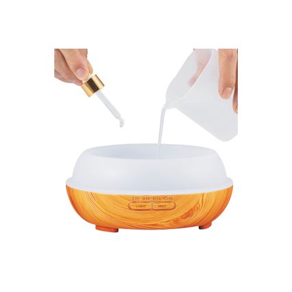 Diffusore di aromi LED RGBW e umidificatore d'aria LED/230V 500 ml Wi-Fi + telecomando