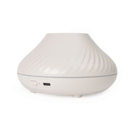 Diffusore di aromi LED RGB con finta fiamma LED/6,5W/5V 130ml bianco