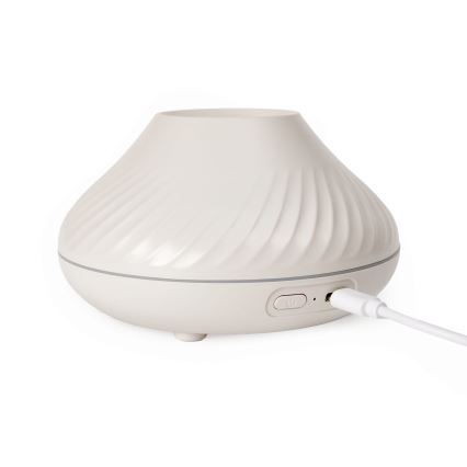 Diffusore di aromi LED RGB con finta fiamma LED/6,5W/5V 130ml bianco