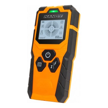 Digitaler Multifunktionsdetektor 9 V (1×6LR61), IP54, orange