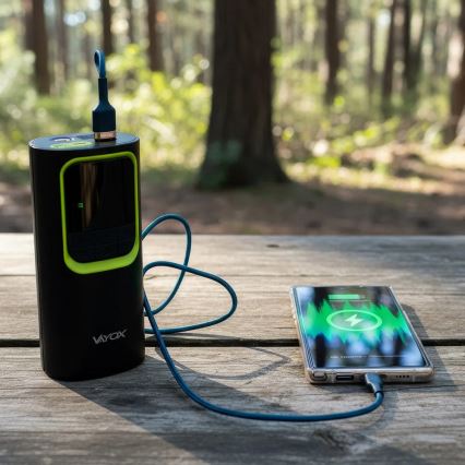 Digitaler Taschenkompressor 5 V 8000 mAh, schwarz