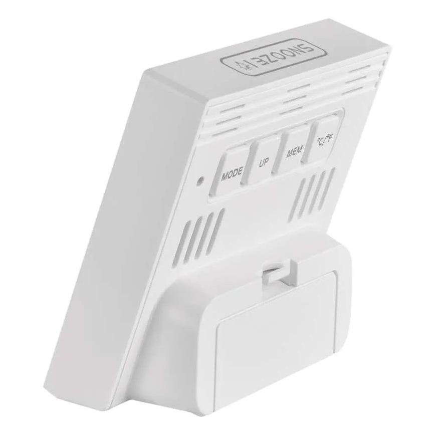 Digitales Thermometer mit Hygrometer 1xAA weiß