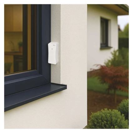 Digitales Thermometer mit Hygrometer 2xAAA weiß