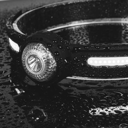 Dimmbare wiederaufladbare LED-Stirnlampe mit rotem Licht LED/5V IPX4 550 lm 600 mAh