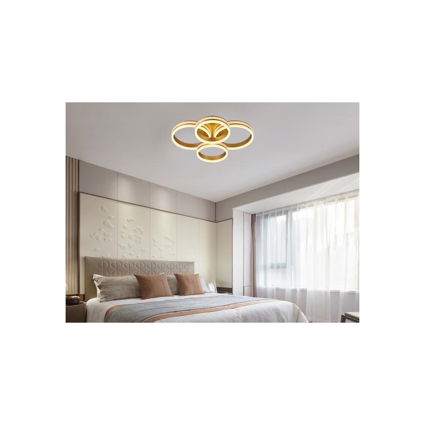 Dimmbare aufgesetzte LED-Deckenleuchte LED/150W/230V 3000-6500K + Fernbedienung