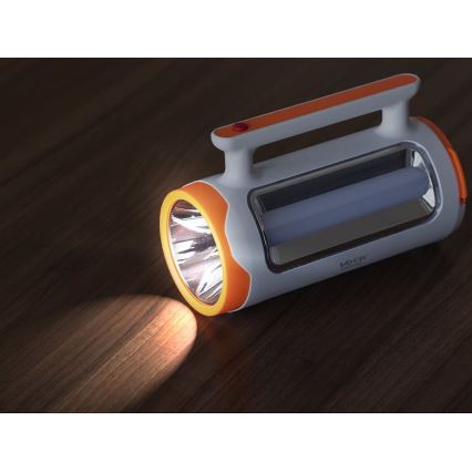 Dimmbare, aufladbare LED-Taschenlampe 2-in-1 mit Powerbank-Funktion LED/5W/230V 3500 mAh