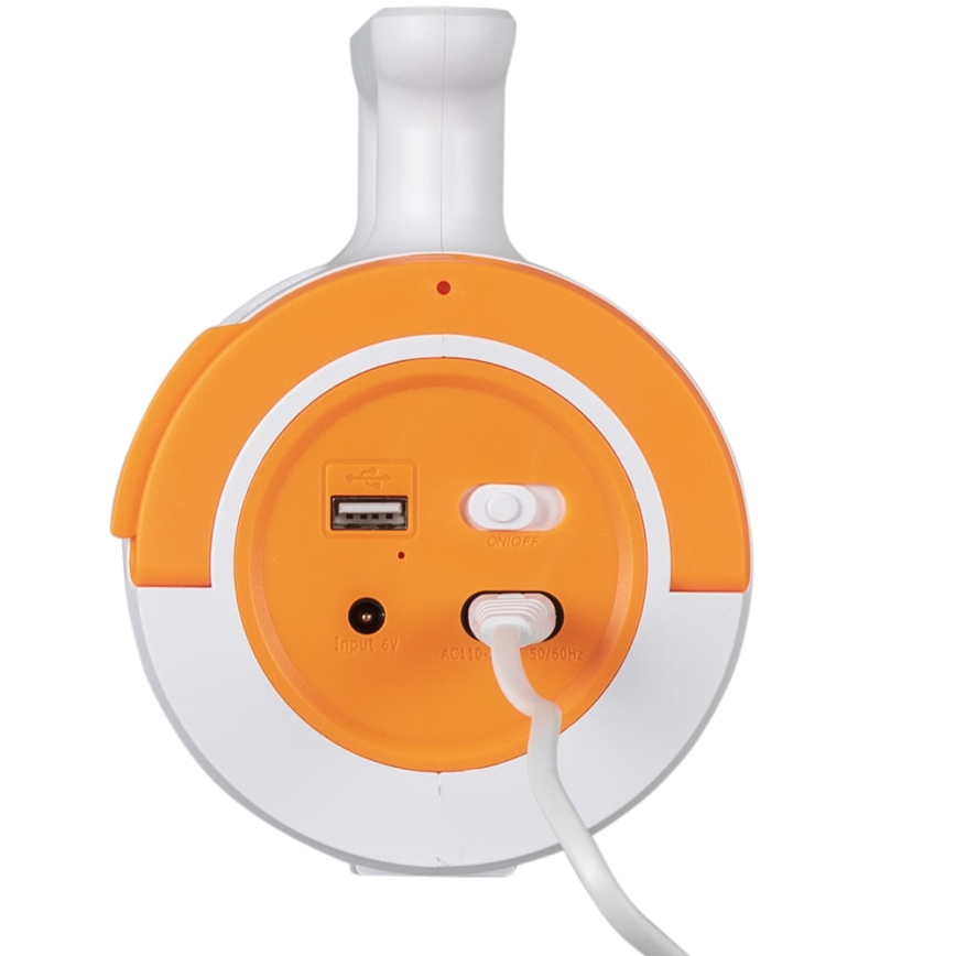 Dimmbare, aufladbare LED-Taschenlampe 2-in-1 mit Powerbank-Funktion LED/5W/230V 3500 mAh