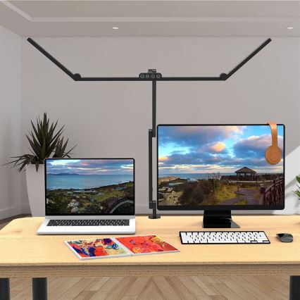 Dimmbare, flexible LED-Tischleuchte mit Touch-Funktion POINTIQ LED/36W/230V 3000-6500K CRI 92 schwarz