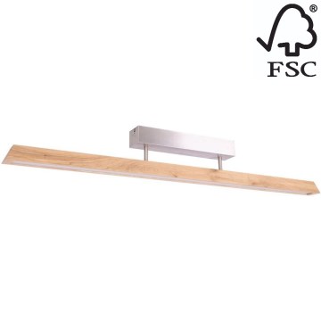 Dimmbare LED-Aufbauleuchte DEROTT 3xLED/14W/230V Eiche – FSC-zertifiziert