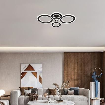 Dimmbare LED-Aufbauleuchte LED/100W/230V 3000-6500K + Fernbedienung