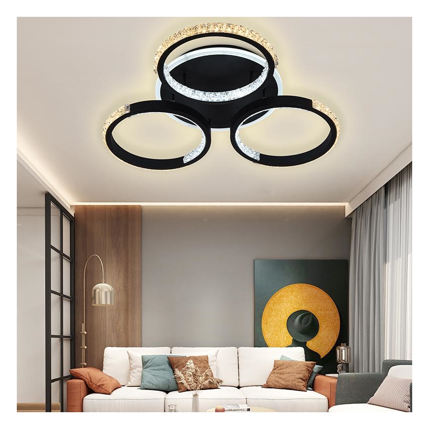 Dimmbare LED-Aufbauleuchte LED/60W/230V 3000-6500K + Fernbedienung