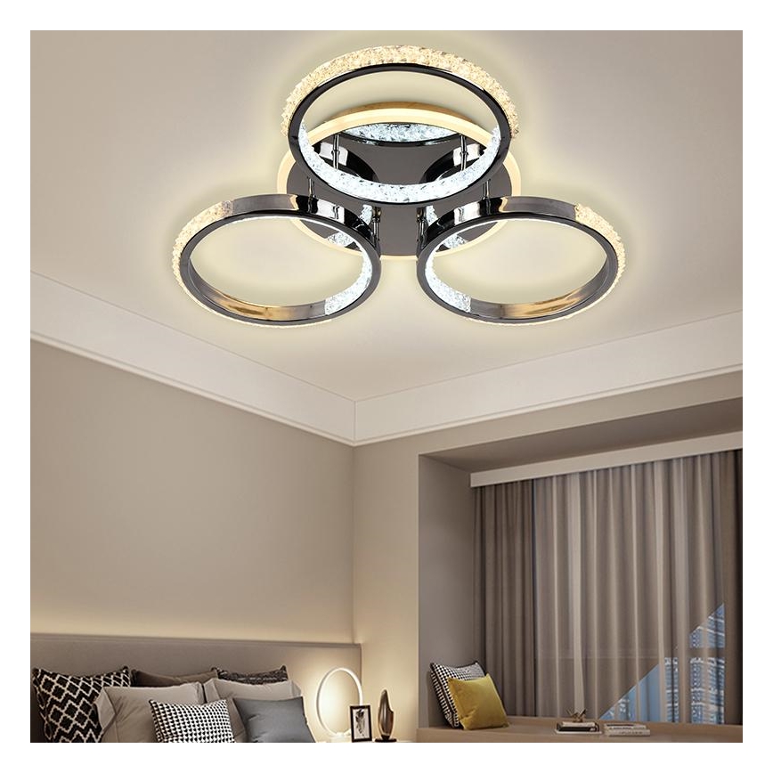 Dimmbare LED-Aufbauleuchte LED/60W/230V 3000-6500K + Fernbedienung