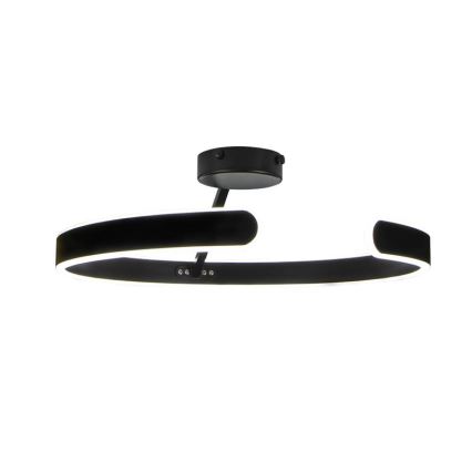 Dimmbare LED-Aufbauleuchte LED/72W/230V 3000-6500K schwarz + Fernbedienung