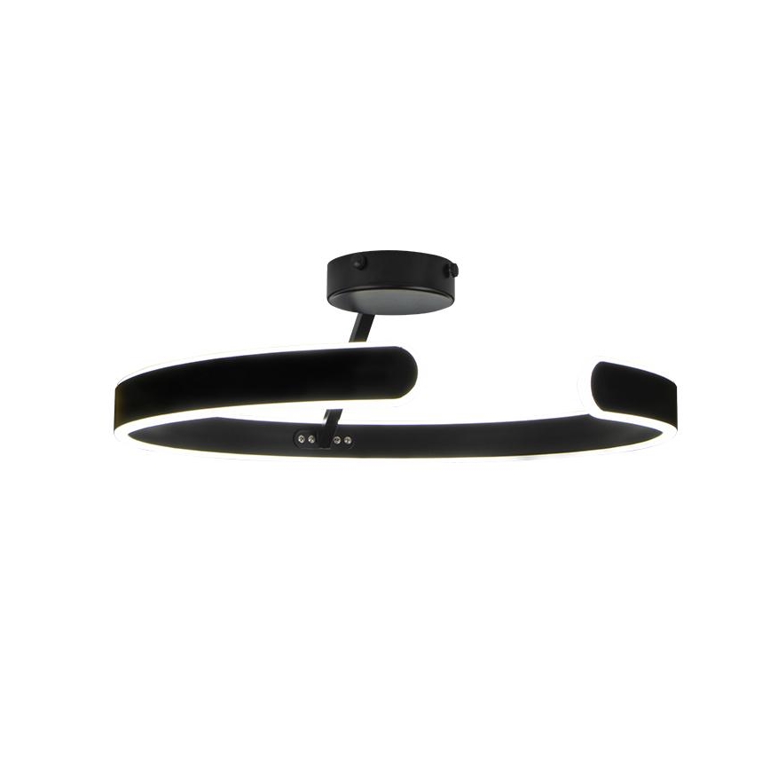 Dimmbare LED-Aufbauleuchte LED/72W/230V 3000-6500K schwarz + Fernbedienung