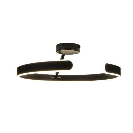 Dimmbare LED-Aufbauleuchte LED/72W/230V 3000-6500K schwarz + Fernbedienung