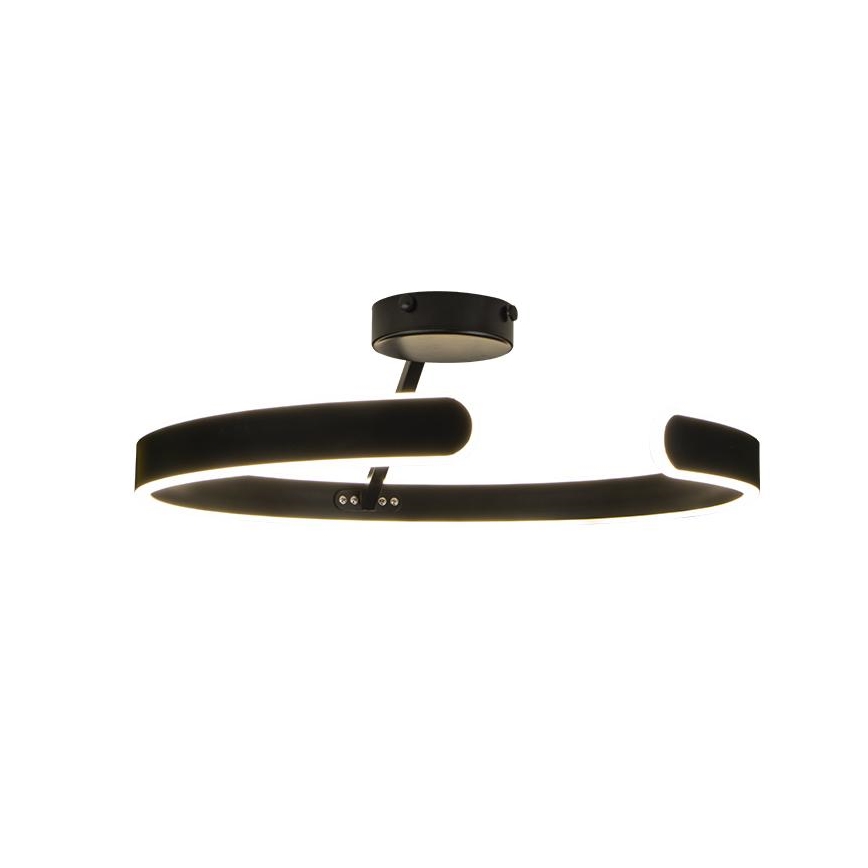 Dimmbare LED-Aufbauleuchte LED/72W/230V 3000-6500K schwarz + Fernbedienung